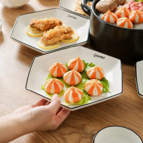 过年拼盘餐具组合套装火锅盘子菜盘家用轻奢碗碟家庭年夜饭聚餐盘