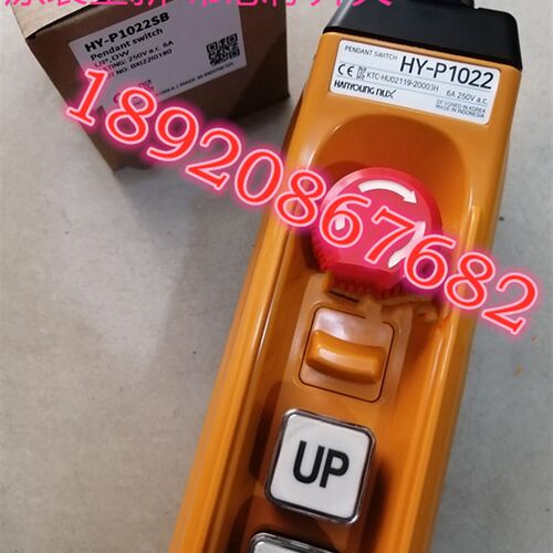 原装韩荣HANYOUNG NUX天车开关新款HY-P1022SB替换按钮 HY-1022SB