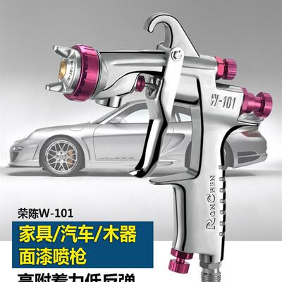W-101正品喷枪油漆喷抢 压送喷漆工具W101家具汽车面漆气动喷漆枪