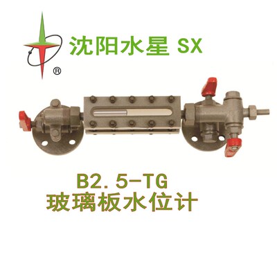 辽宁沈阳水星水位计 锅炉水位计 玻璃板水位计 B2.5-TG-440 -350