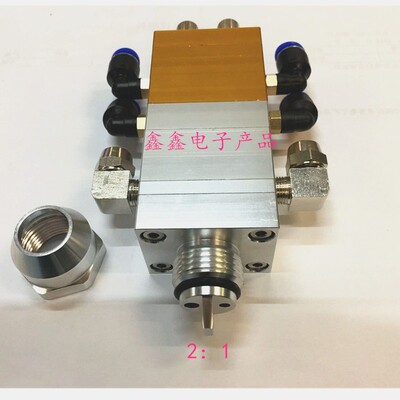 AB双液点胶阀1:1可调大流量点胶阀双气缸回吸式点胶阀复动回吸阀