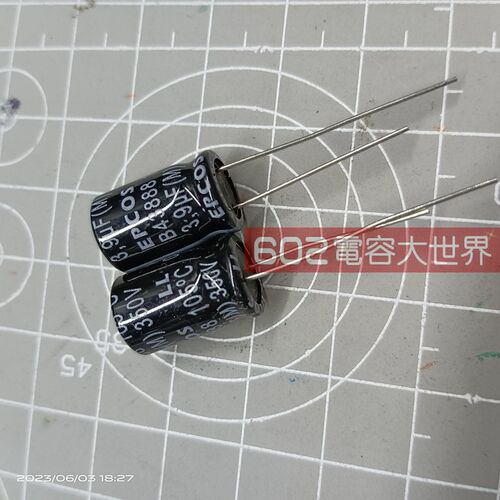 10只350v3.9uf代替3.3爱普科斯10*16电解电容器EPCOS滤波85度