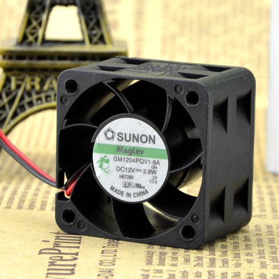 全新 TAJUN 4028 GM1204PQV1-8A 12V 2.8W 4厘米高速服务器风扇