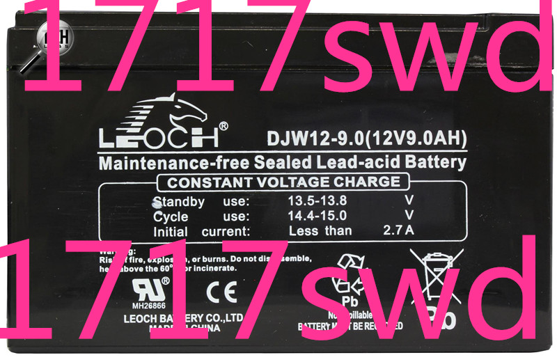 理士铅酸电池DJW12-9UPS专用蓄电池12V9AH/12V7AH摆地摊/太阳能