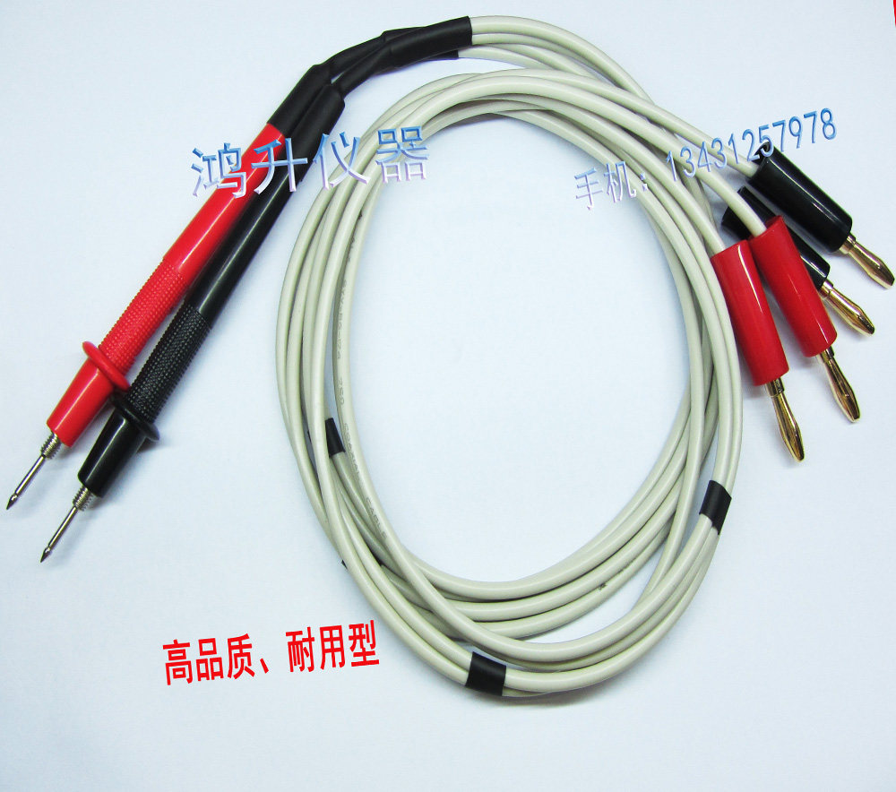 台湾欧姆计电阻表GTL-108A夹具GOM-801H GOM-802针笔高精度