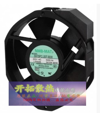 正品NMB-MAT 5915PC-20T-B30 AC200V 34W 17238 变频器散热风扇