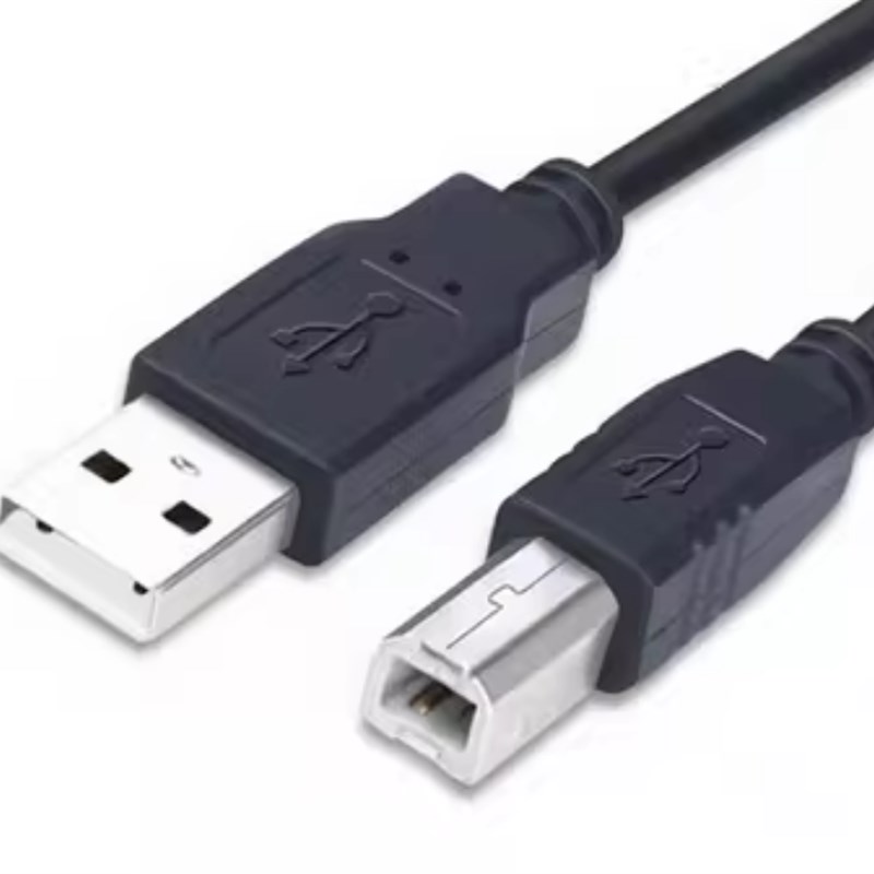 USB2.0打印机数据线A-B方口连接转接线A公对B公屏蔽带磁环1.8米