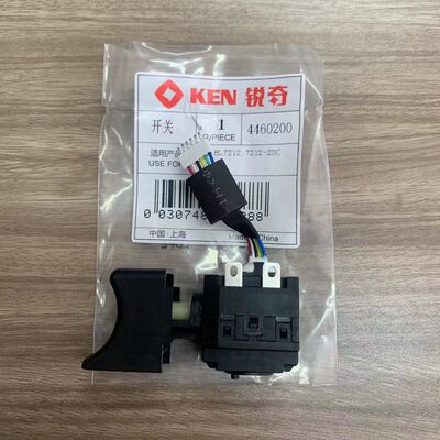 KEN锐奇BL7212/7212-20C无刷锂电钻开关充电钻电源开关原装配件