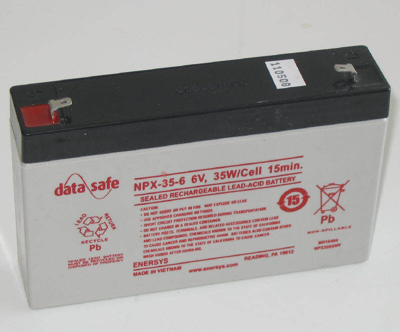 正品全新data safe NPX-35-6 6V35W玩具车 应急电源 通讯用蓄电池