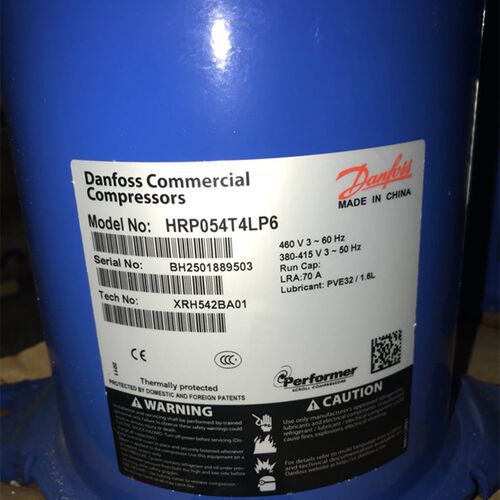 HRM060T4LP6 HRP060原装进口HRP054T4LP6丹佛斯5匹空调冷库压缩机