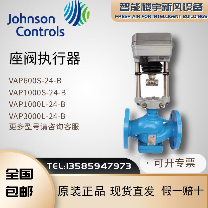江森VAP600S-24-B VAP1000S-24-B VAP3000L-24-B座阀执行器VG8000