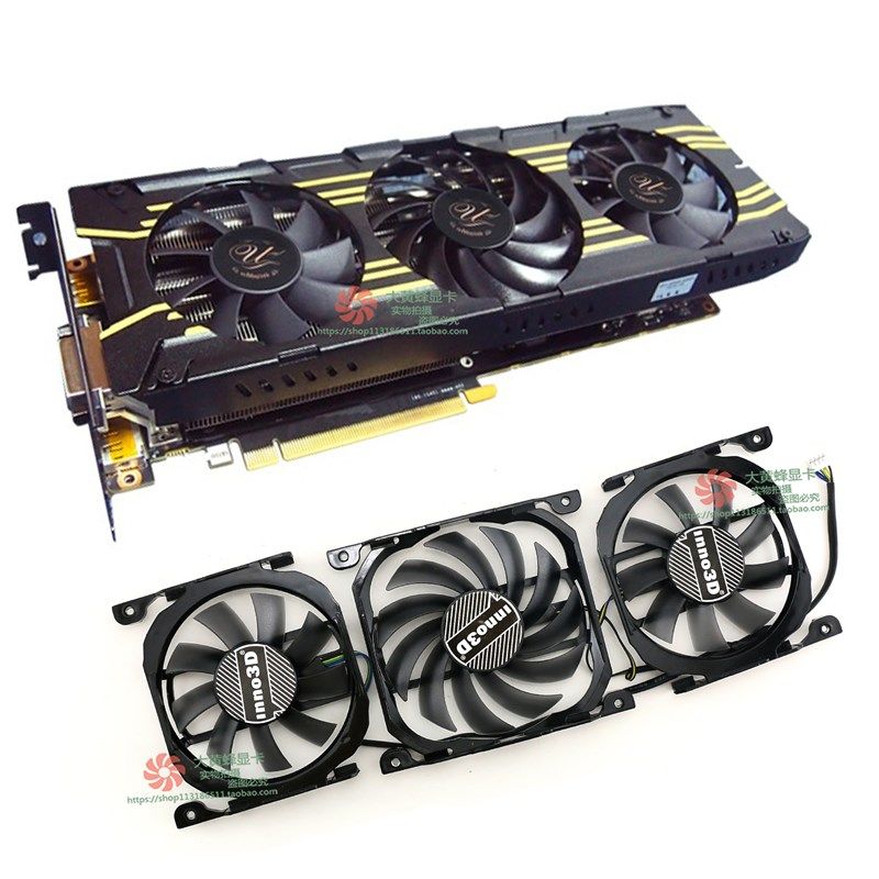 MANLI/万丽GTX980ti 980 780ti 780显卡风扇 CF-12815S/CF-12915S