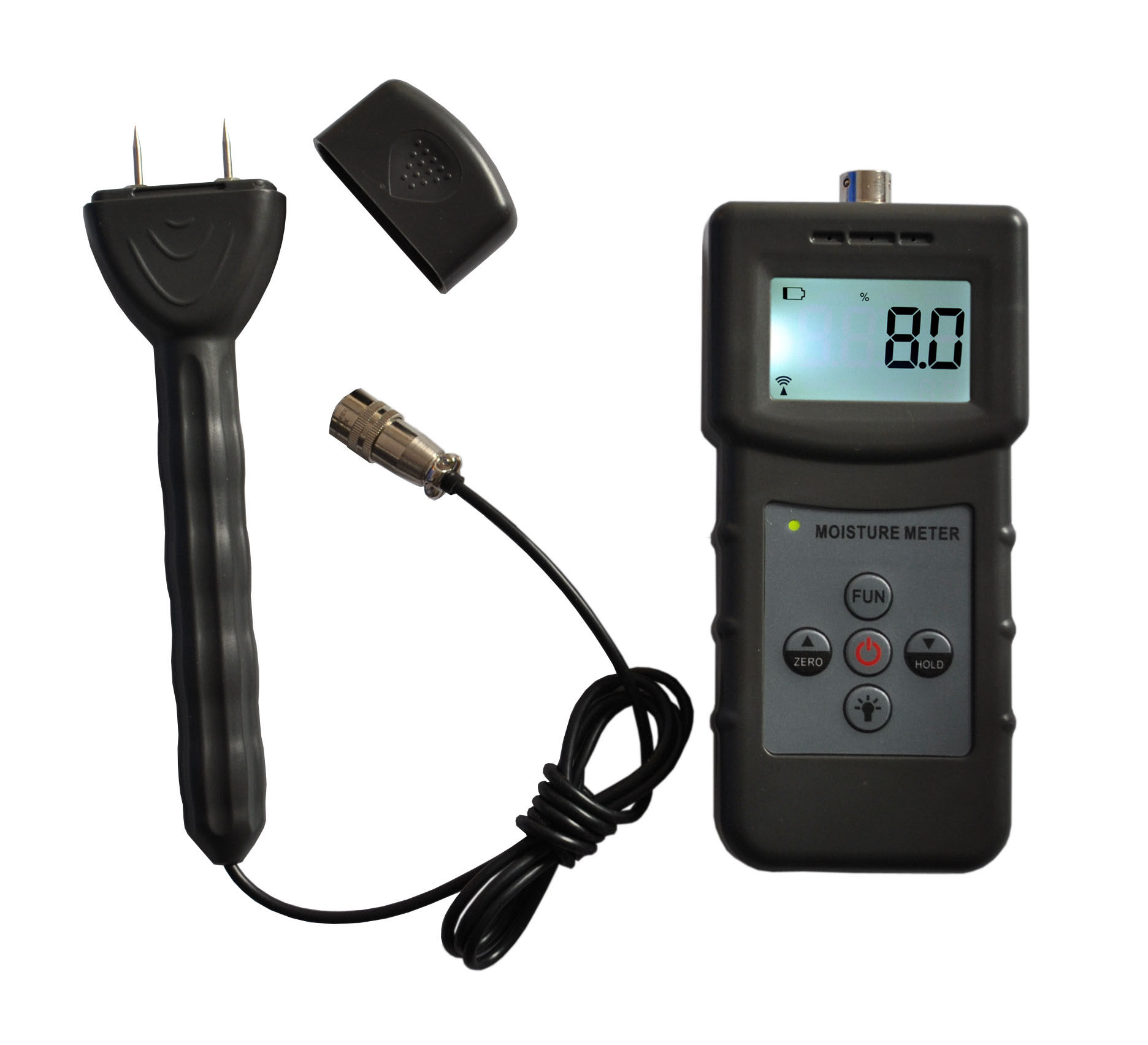 针式/感应式两用水分测定仪MS360 竹制品 中草药 建筑材料 水份仪