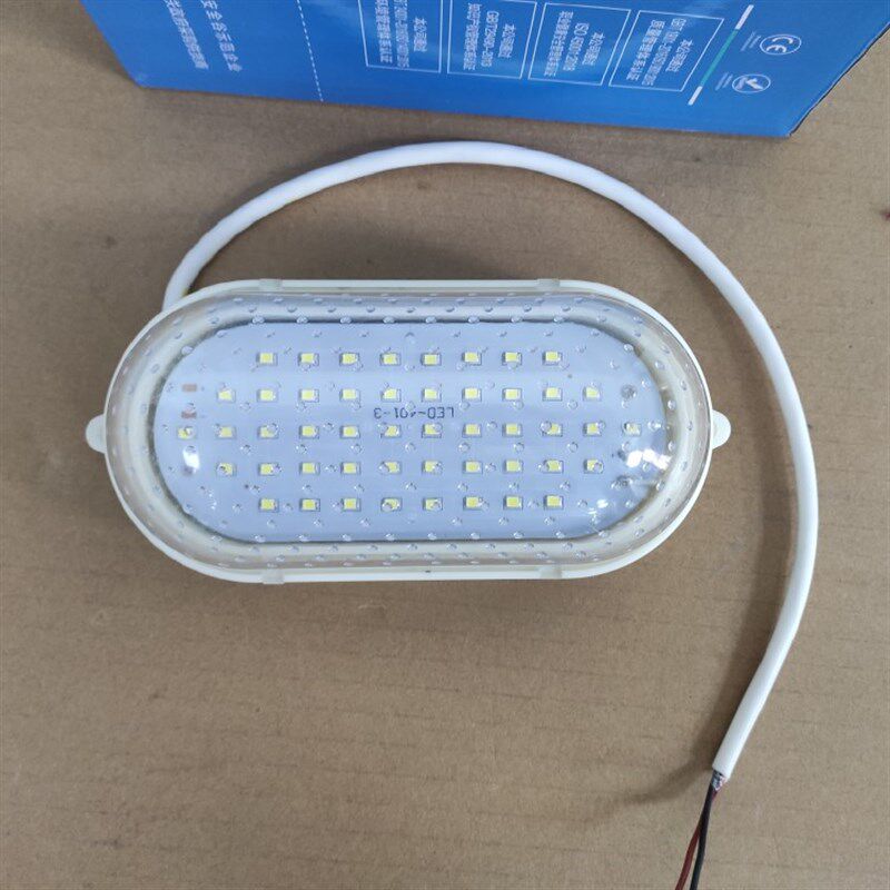 鹰格LED冷库低温灯20W卫生间防水防潮防爆浴室吸顶三防灯船舶照明