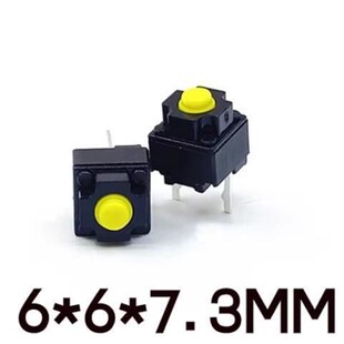 凯华Kailh方形按钮静音鼠标开关6*6*7.3MM 雷蛇罗技M330 M220