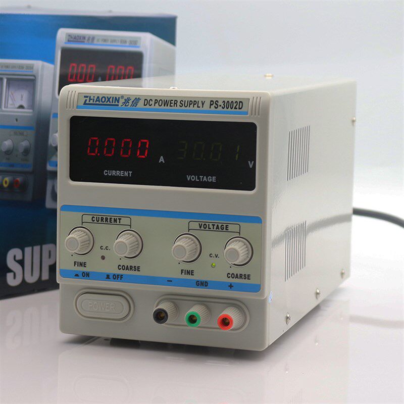 兆信PS-3002D 四位数显可调直流稳压电源带毫安显示220V转换110V