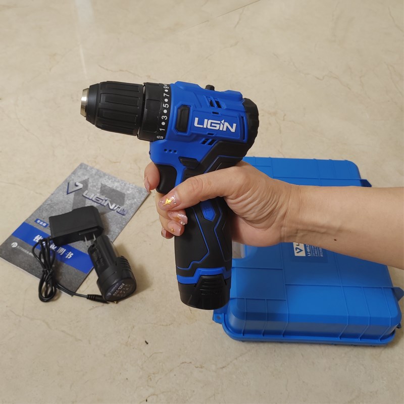力剑12V锂电手电钻  手持式无刷 LJ6012S 充电器 锂电池 主机配件