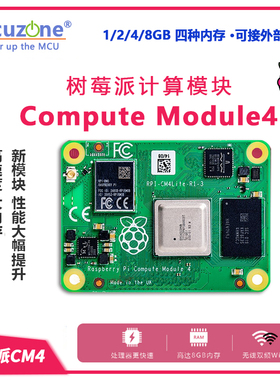 树莓派 CM4计算机模块核心板Compute module4 wifi蓝牙 emmc PCIE