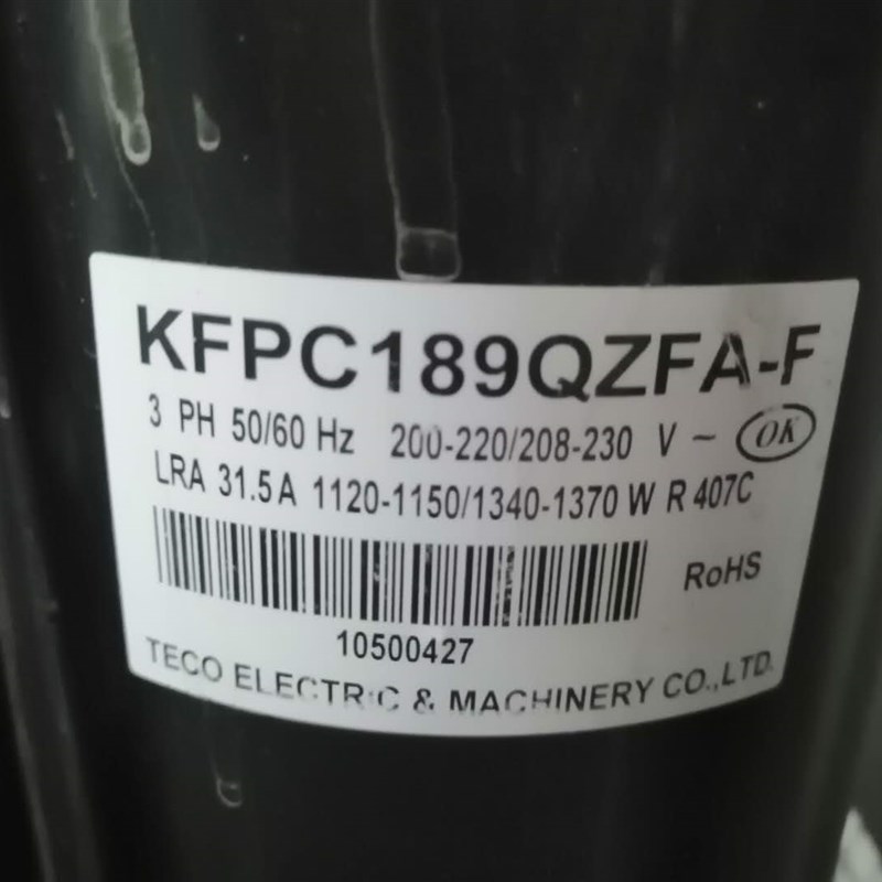 KE-C138QZBC-A KE-C072QZJD-U KFPC189QZFA-F东元油冷机压缩机