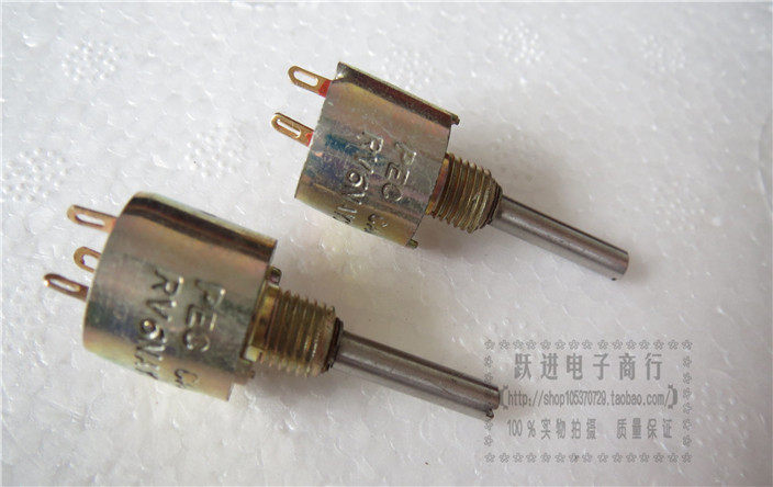PEC RV6NAYSD104A 100K加拿大进口金脚密封电位器 柄长22.5MMX3