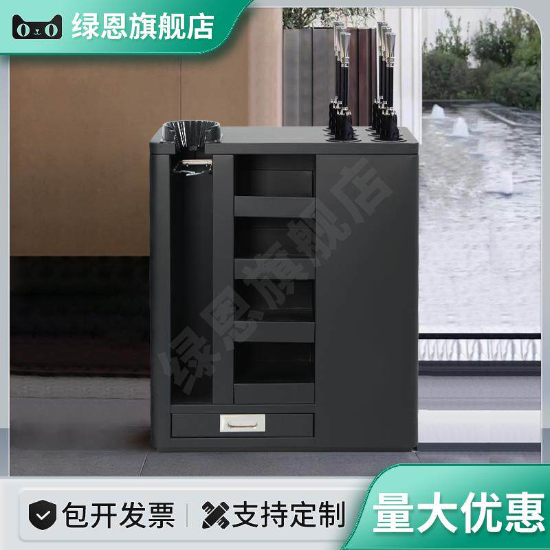 绿恩雨伞架雨伞袋机不锈钢收纳酒店商场豪华单双头自动雨伞套机