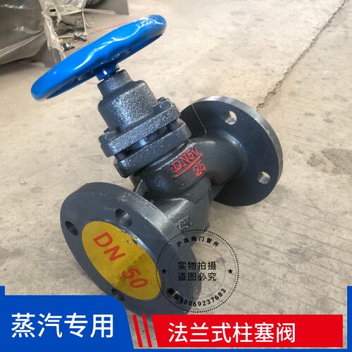U41S-16法兰柱塞阀蒸汽高温铸铁截止阀管道阀门DN25 32 40 506580
