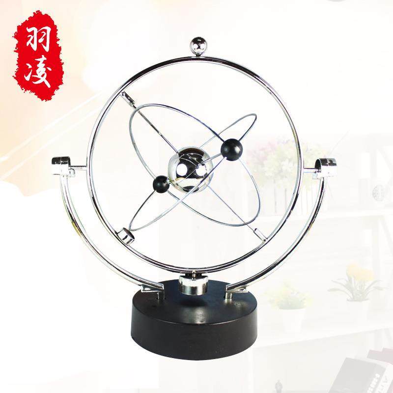 书桌摆件天体轨道办公室摇摆器工艺品混沌摆件系永动仪