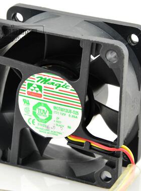 永立 MGT6012UB-025 12V 0.35A 6025风扇 大风扇 双滚珠散热风扇