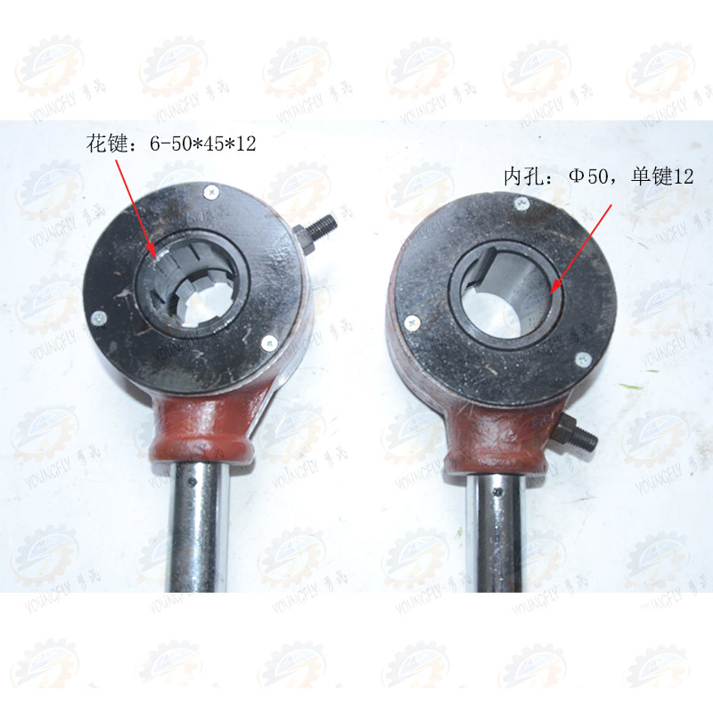 齐齐哈尔C5225 C525立式车床花键光杆 丝杆操纵手柄 扳手