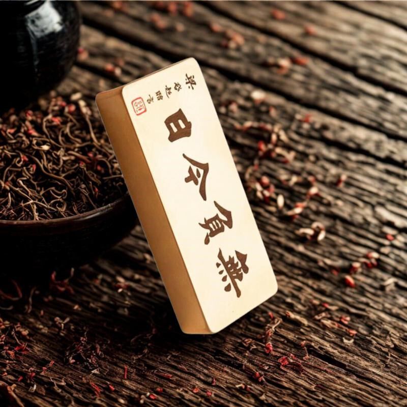 无负今日原文雕刻镇尺实心誓言黄铜摆件纯铜压纸压书镇纸文镇书