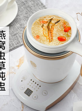 虫草燕窝炖盅专用锅熬银耳羹煮壶桃胶煲汤养生智能保温预约全自动
