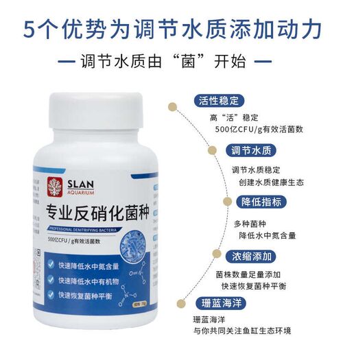 珊蓝海洋反硝化反硝化细菌海缸珊瑚缸降低no3恢复菌种平衡净水
