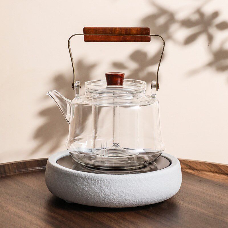 古舍电陶炉新款小型 智能家用煮茶器器 玻璃煮茶壶壶静音茶炉套装