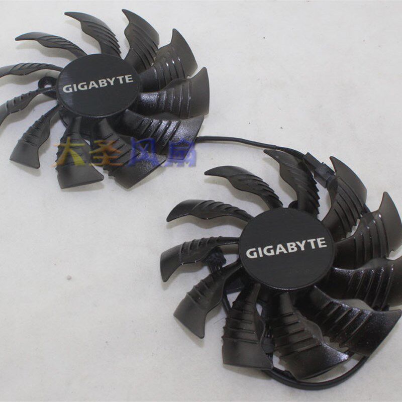 GIGABYTE技嘉 GTX960 双风扇PLA09215S12H 12V 0.55A显卡散热风扇