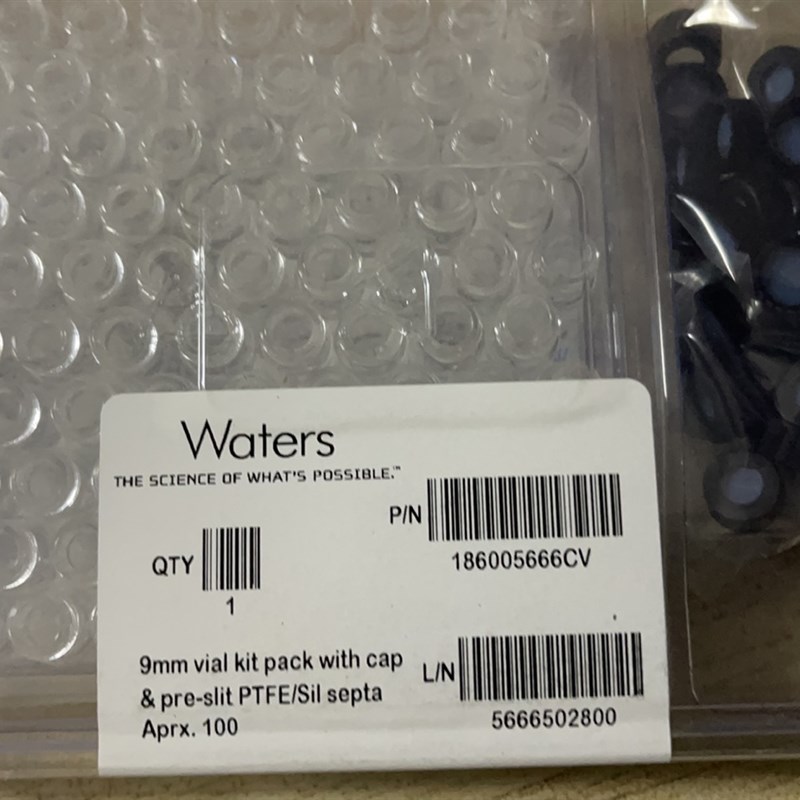 Waters样品瓶186000846C 186005666CV 2ml 100个/盒 原装促销
