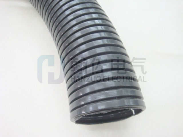PA6灰色进口尼龙料波纹软管 AD54.5内径48mm 优质不开口 工厂直销