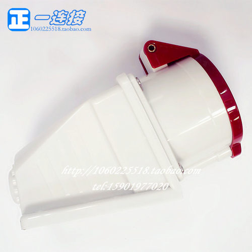 正品 威浦工业插座 TYP6823 明装插座5芯32AIP44 连接器 航空插头