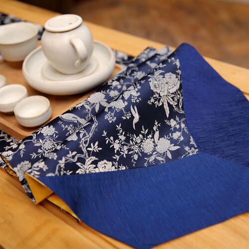 复古中国风餐桌布艺桌旗中式古典流苏茶席茶旗茶几旗送老外礼品