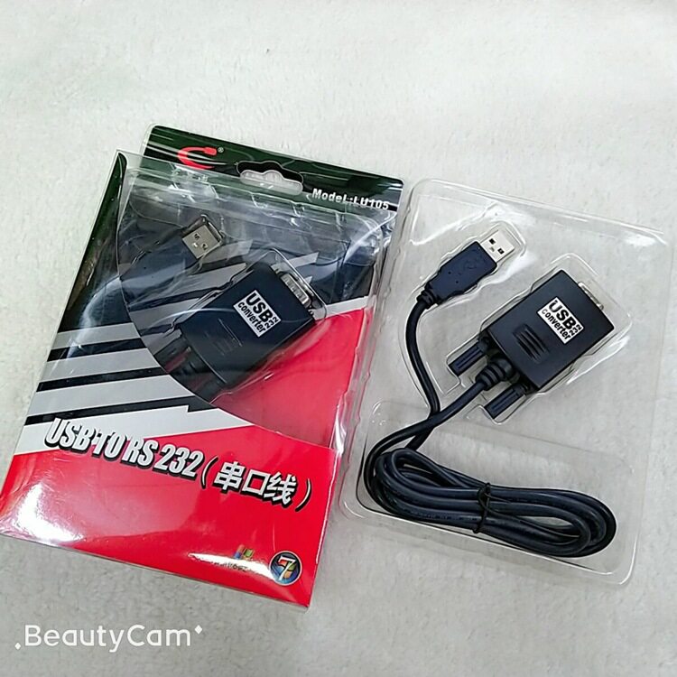 USB转RS232两排9针门禁考勤线232线LU-105东景盛原装串口线