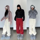 ICVIBE 扩充5色已就位 帽衫 540g暖绒回归 顶厚自发热反拖地卫裤