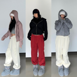 帽衫 顶厚自发热反拖地卫裤 扩充5色已就位 540g暖绒回归 ICVIBE