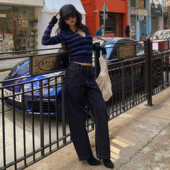 baggy弯刀修腿型中腰牛仔裤 ICVIBE 利落腿精·不褪色原牛面料