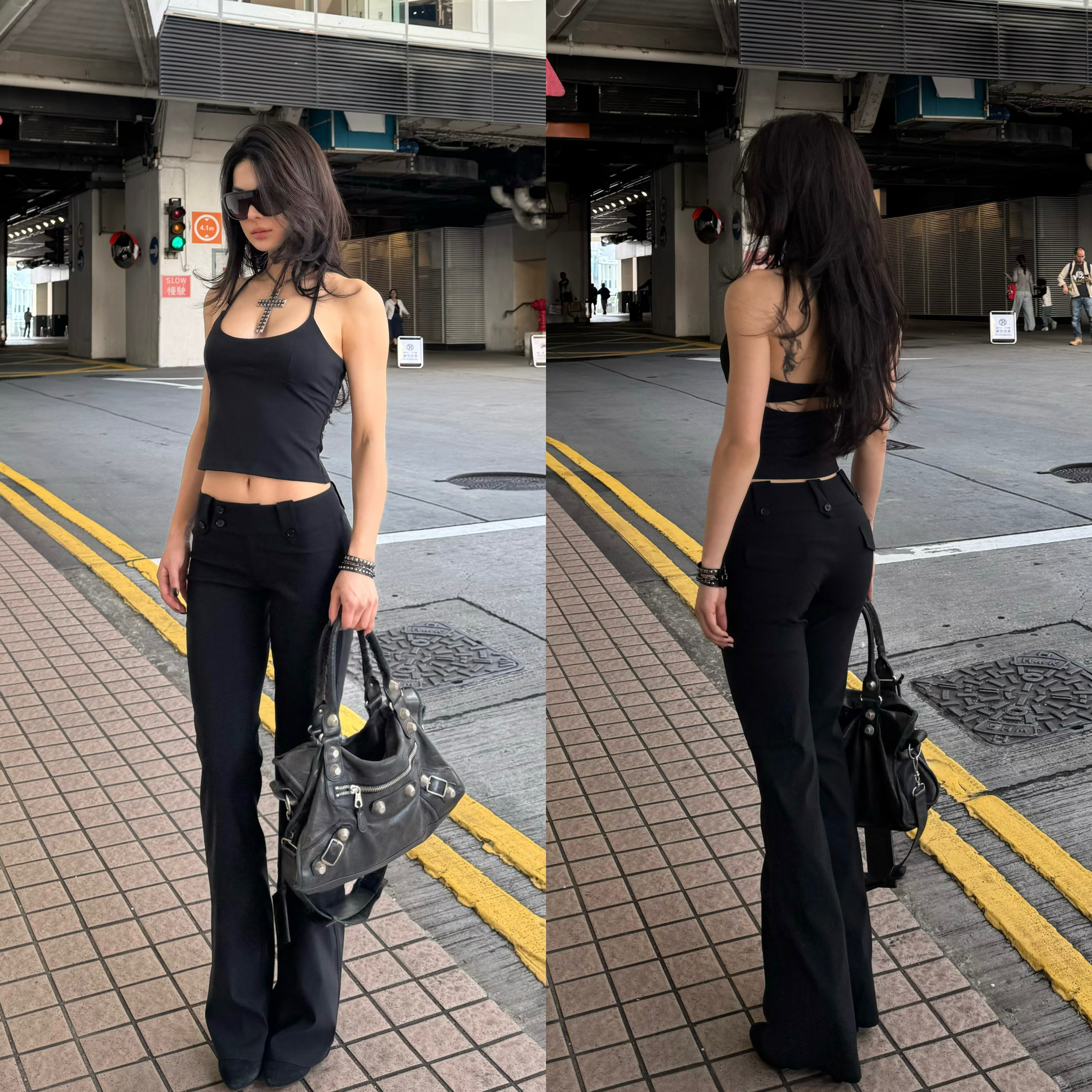 ICVIBE skinny一下·神裤+1 弹力低腰微喇西裤