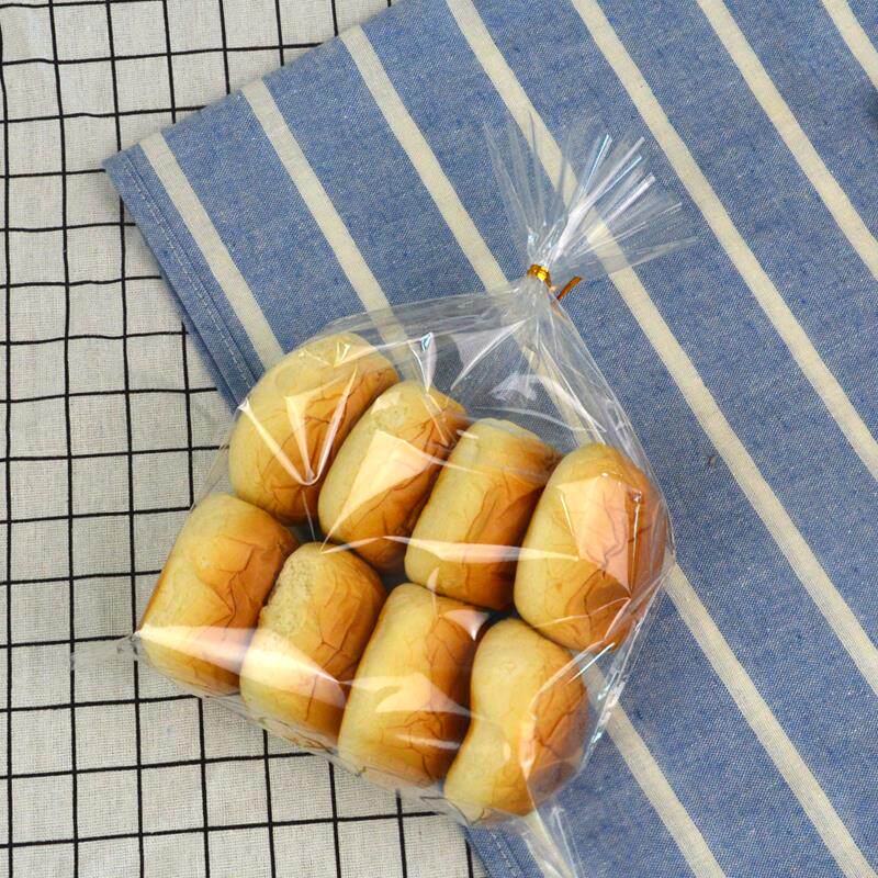 面包袋+齐口透明吐司饼干袋点心糖果蛋糕袋子800个烘焙食品包装