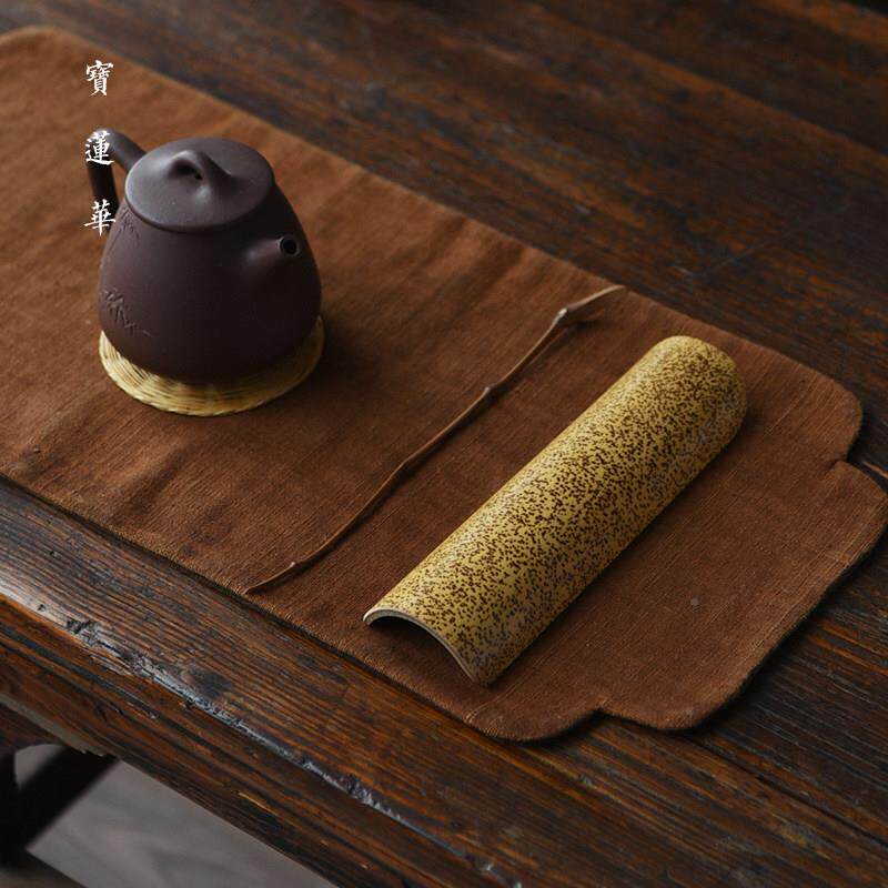 天然则芝麻竹茶工手文玩老竹茶茶荷竹茶勺竹茶FKW则赏荷茶道零配