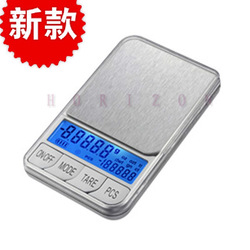 新款双单位显示电子称 珠宝秤 口袋秤 手掌秤厨房秤200g/0.01g克