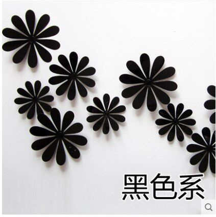 立体贴遮瑕补洞3墙壁小花厅视背景墙贴纸贴花瓷砖墙面创意
