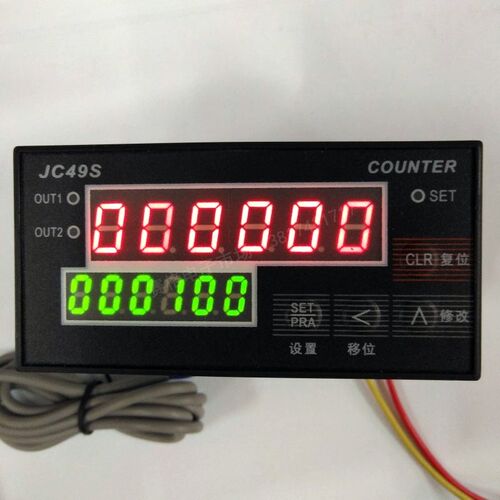 JC49S 计数器 智能计米器   双显示 可预设数值 6位显示 48*96MM