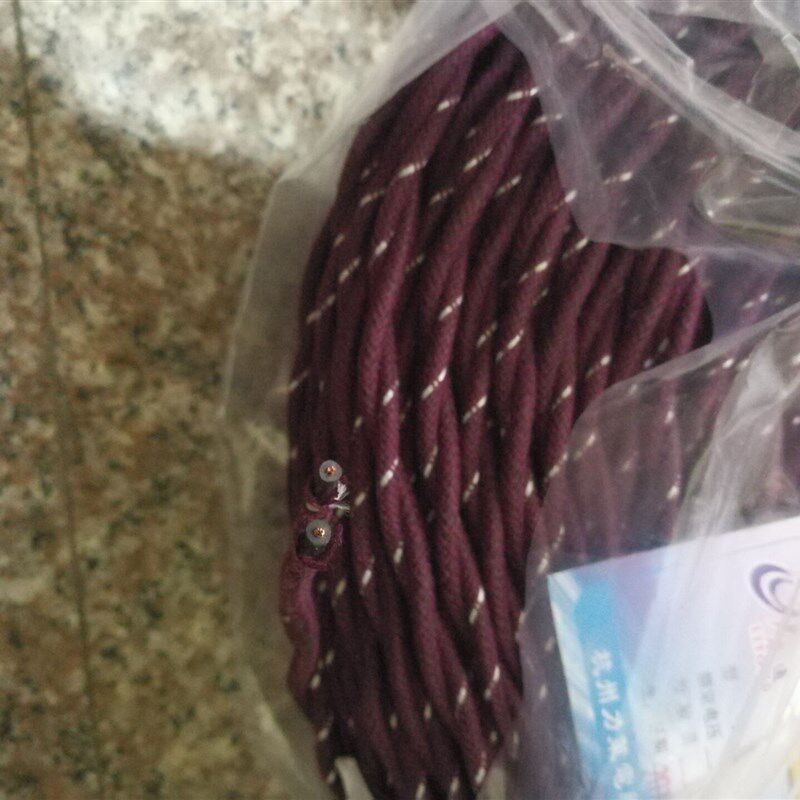 双绞线 麻花线 两芯双绞布 电线15*42布花线 灯头线 电源线新品