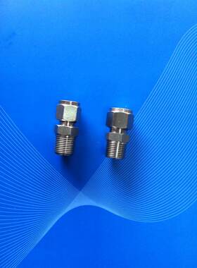 304不锈钢卡套接头  直通终端  ZG1/4-6  直通接头  英制接头